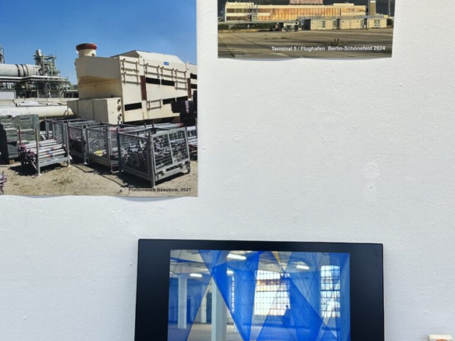 Video mit Arbeiten von 2000-2025, Fotos der Orte, an denen Endmoräneprojekte stattfanden