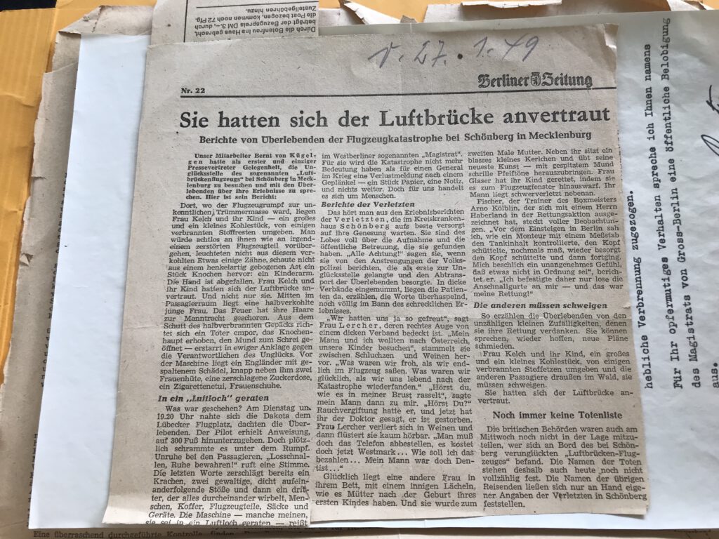 Zeitungsausschnitt